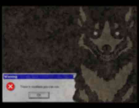 A Husky with a abnormally wide smile stares at you