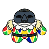 harlequin clown